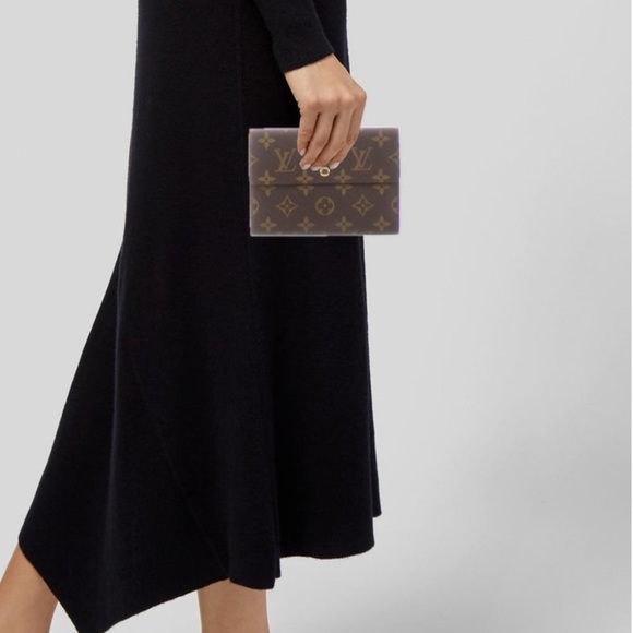 🌺SOLD LV Monogram Porte-Trésor Étui Papier Wallet - Picture 2 of 8